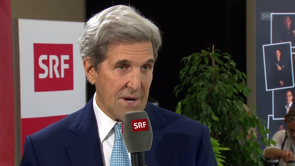John Kerry im Interview am Swiss Economic Forum