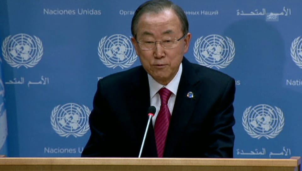 Ban Ki Moon: «Möge er uns jeden Tag inspirieren» (engl.)