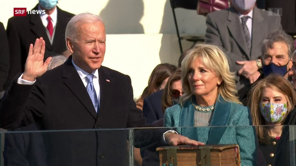 Joe Biden ist als US-Präsident ins Weisse Haus eingezogen