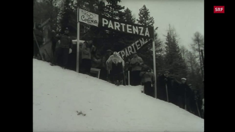 Archiv-Beitrag zu den Frauen-Rennen in Cortina 1956