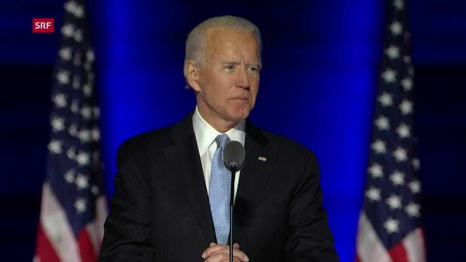 Joe Biden: «Ich will das Vertrauen aller gewinnen»