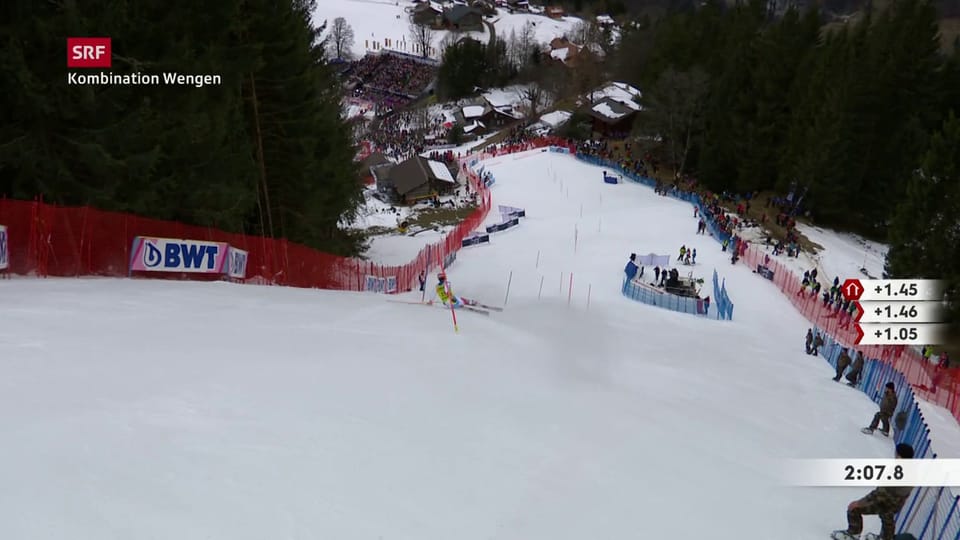 Sandro Simonets Fehler im Slalom