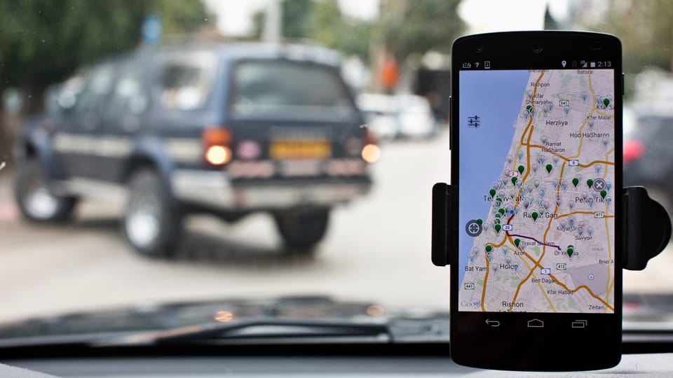 In Israel funktioniert die Navigation mit GPS derzeit nicht