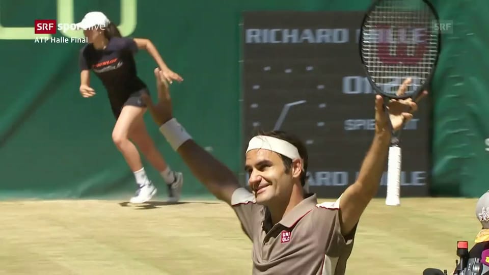 Federer - Goffin: Die Live-Highlights