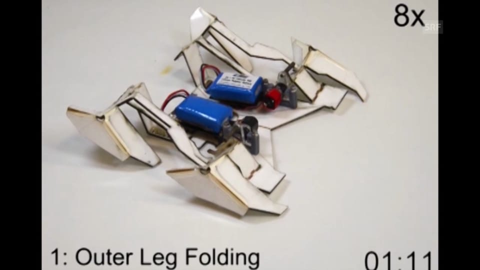 Origami-Roboter: So baut er sich auf