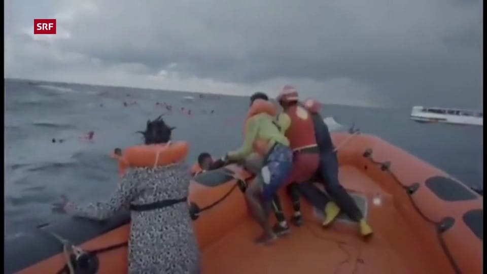 Dramatische Rettungsaktion im Mittelmeer