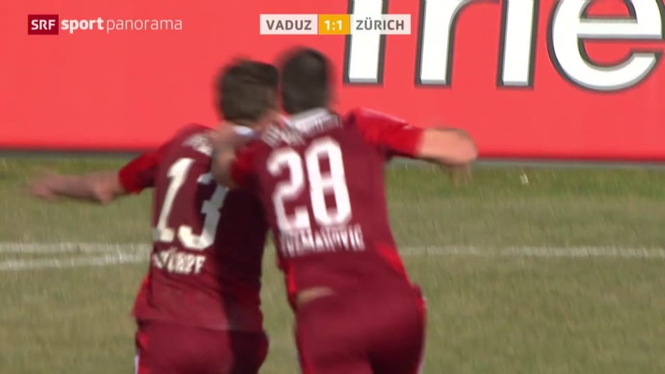 Vaduz erkämpft sich Unentschieden gegen den FCZ 