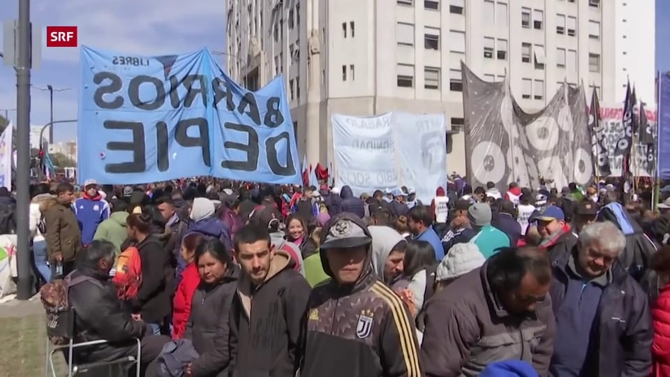 Proteste in der argentinischen Hauptstadt Buenos Aires