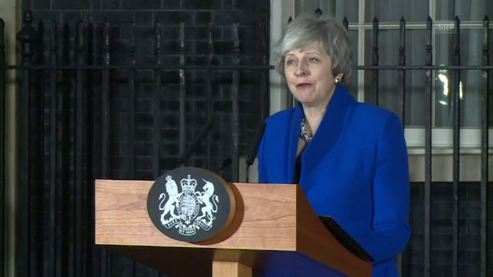 May: «Ich sehe es als meine Pflicht, Grossbritannien aus der EU zu führen»
