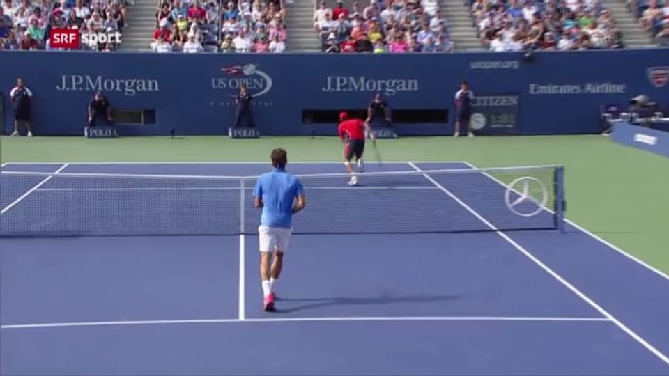 Federer zieht mühelos in die 3. Runde ein