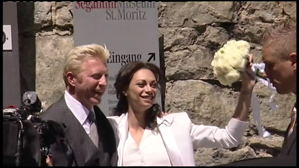 Die Becker-Hochzeit in St. Moritz