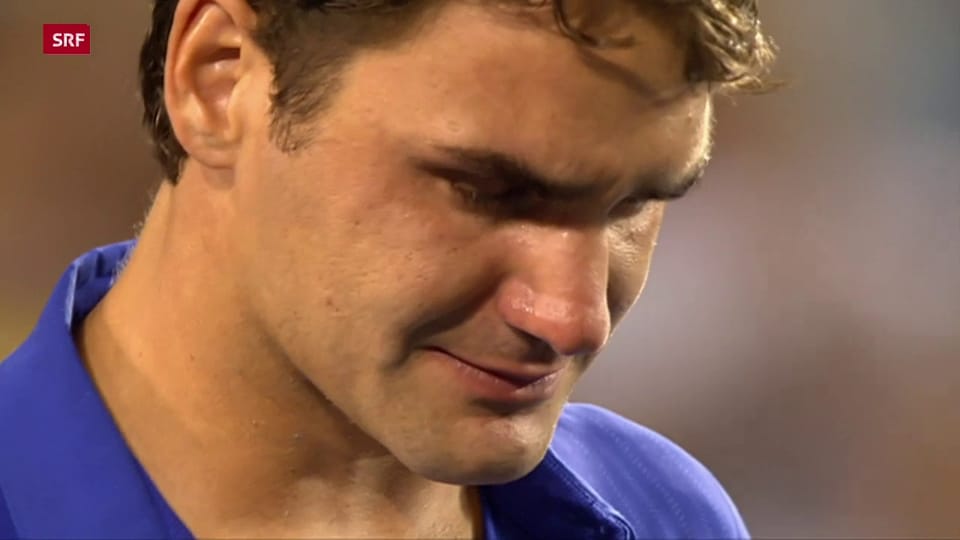 Federers Tränen in Australien 2009