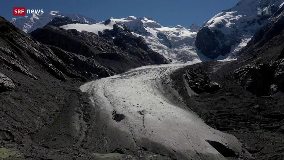 Archiv: Besorgniserregender Zustand der Schweizer Gletscher