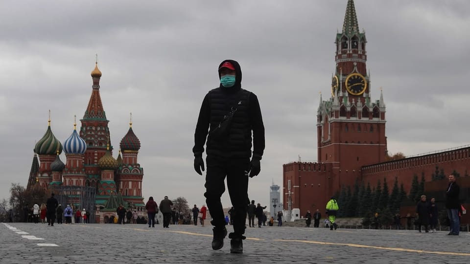 Russische Arbeitnehmer müssen eine Woche lang zuhause bleiben