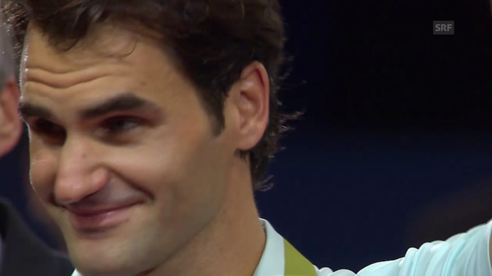 Federer bei Finalisten-Ehrung zu Tränen gerührt