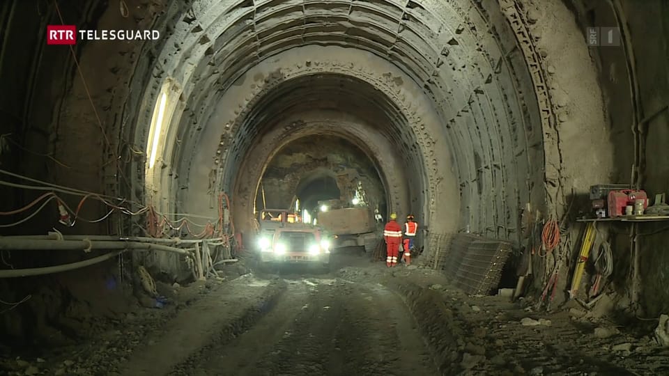 In mais retard per lavurs da la Viafier retica en tunnel Magnacun