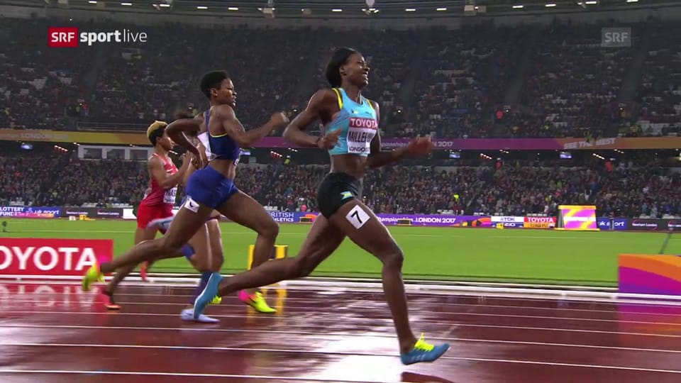 Drama beim 400-Meter-Lauf der Frauen