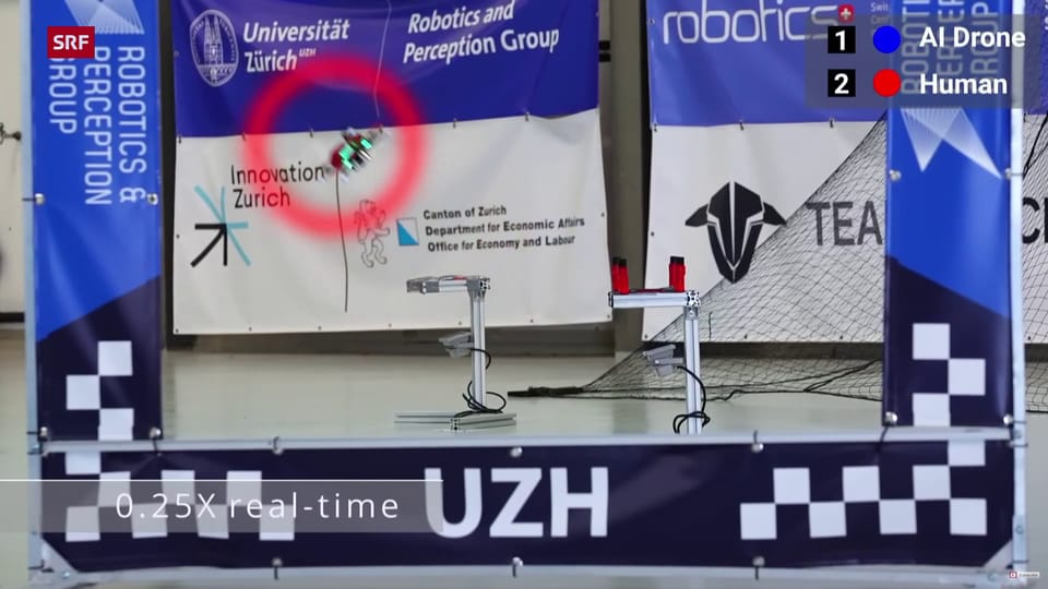 Drohnen-Wettkampf in Dübendorf (ZVG: Universität Zürich)