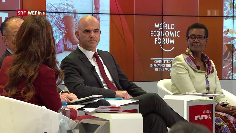 WEF 2018: «SRF live debate»