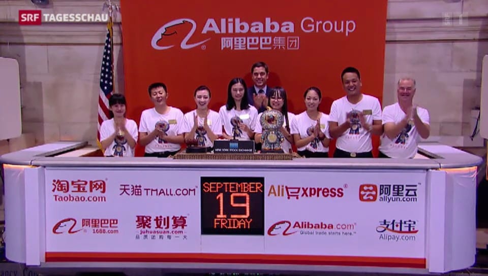 Börse im Alibaba-Fieber