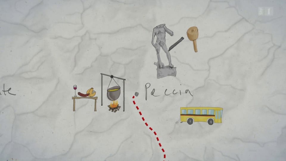 Karte Tag 3 - Val Lavizzara - Peccia (Staffel 4, Folge 3)