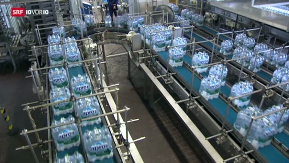 Die Wasserexporte der Schweiz