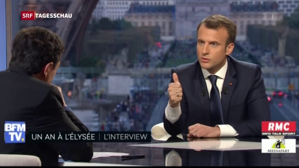 Macron kritisiert Russland