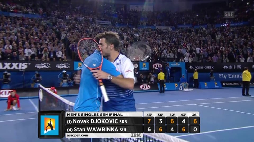 Djokovic-Wawrinka: Die Live-Highlights
