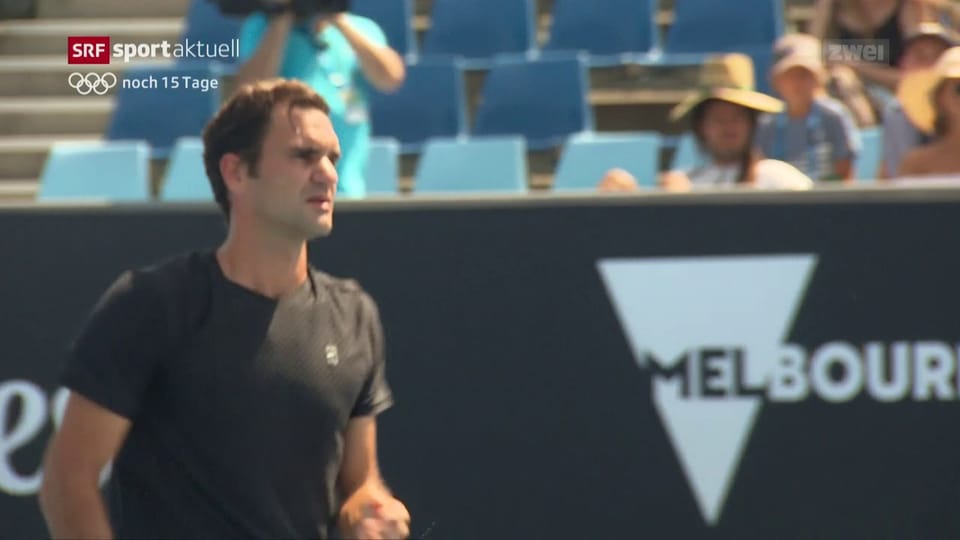 Federer vor dem Halbfinal gegen Chung