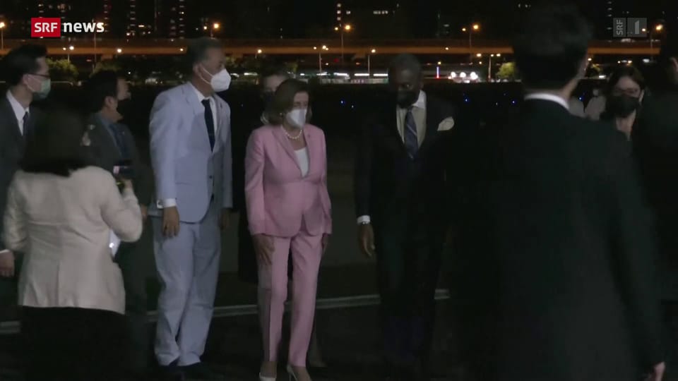 Nancy Pelosi in Taiwan gelandet