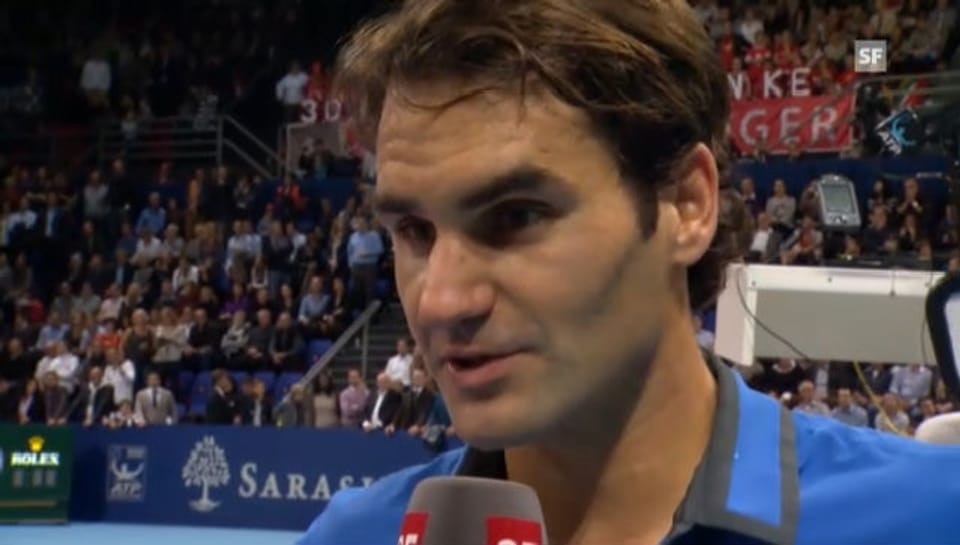 ATP Basel: Interview mit Federer