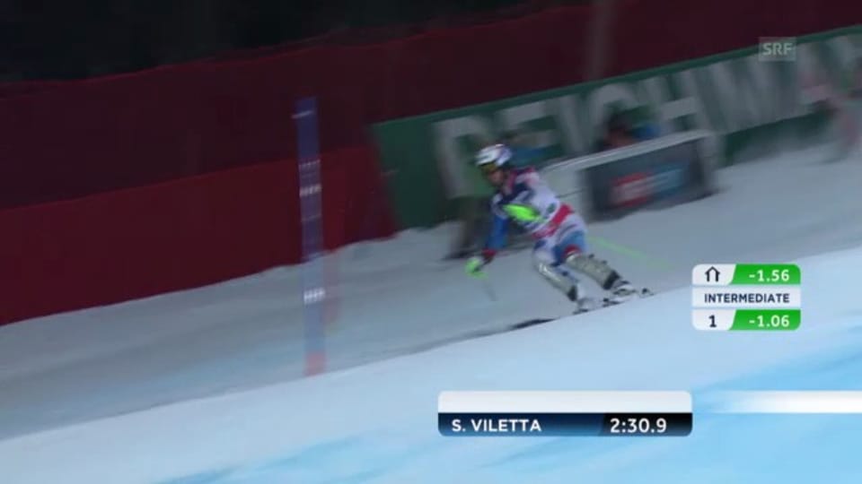 Super-Kombi: Slalom Sandro Viletta