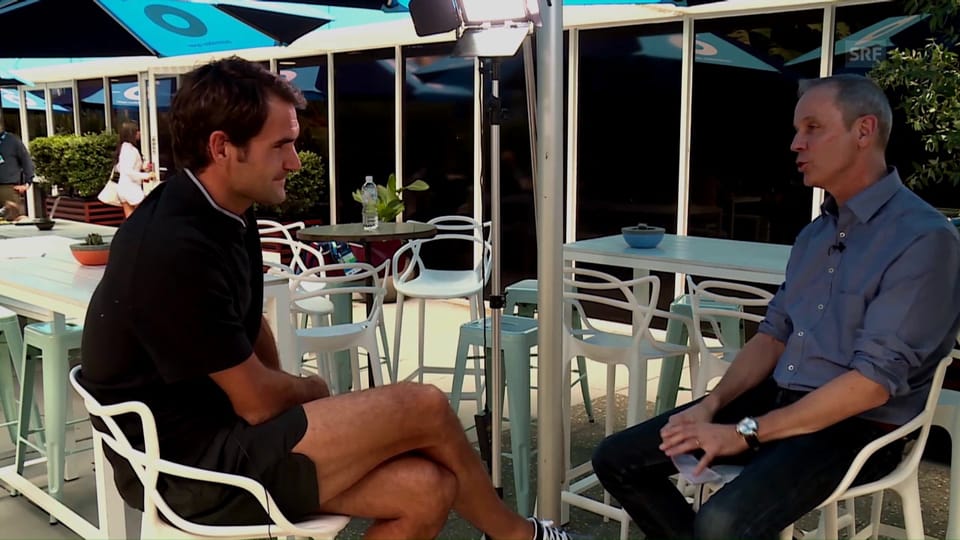 Das grosse Federer-Interview in Melbourne