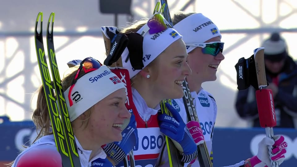 Sprint der Frauen in Falun geht an Nilsson