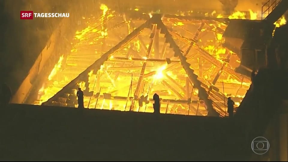 Aus dem Archiv: Nationalmuseum in Rio von Feuer zerstört 