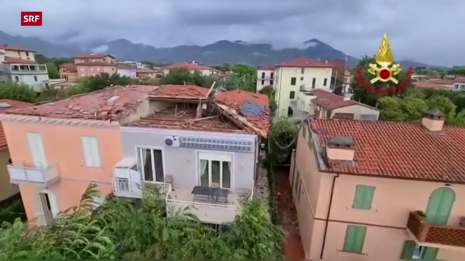 Schwere Unwetter auf Korsika und in Italien