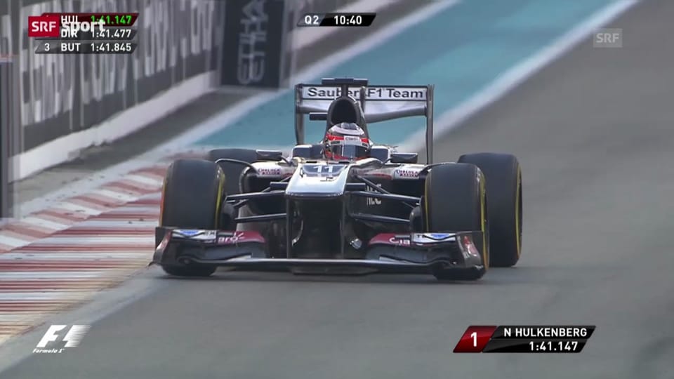 F1: Hülkenberg auch im Qualifying stark