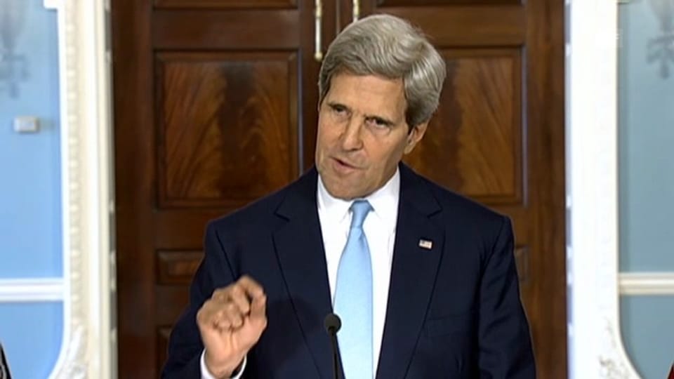 US-Aussenminister Kerry nennt Beweise
