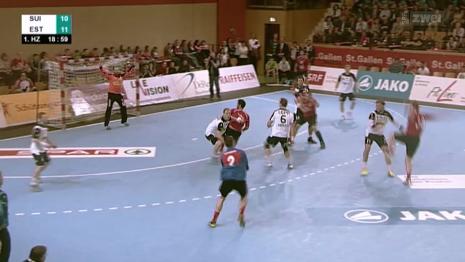 Handball: Barrage-Rückspiel Schweiz - Estland