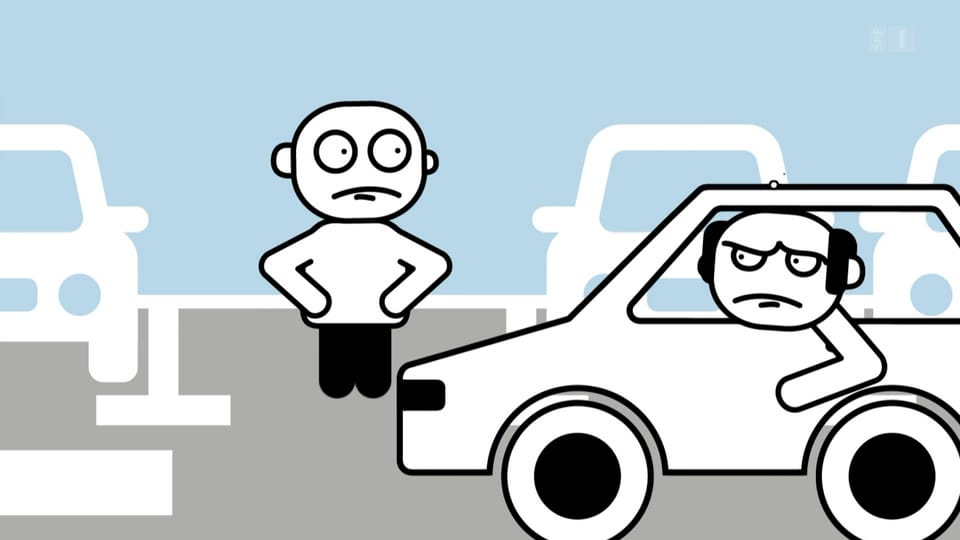 «Darf man das?» – Fussgänger versus Autofahrer
