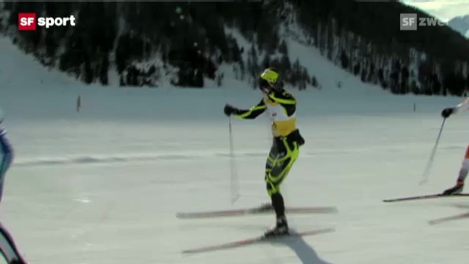 Seraina Boner wird 2. am Engadiner Skimarathon 2012