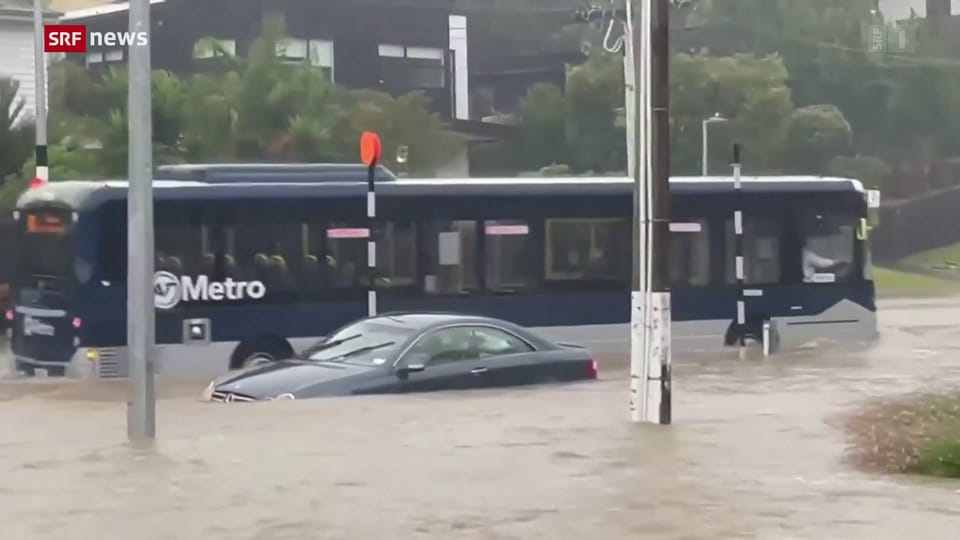 Archiv: Erst vor wenigen Tagen gab es in Neuseeland heftiges Hochwasser