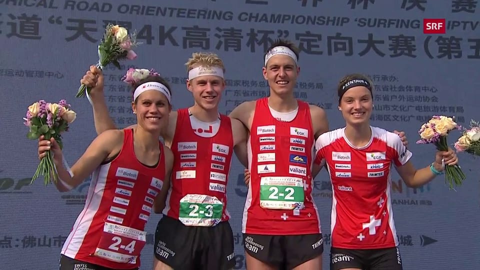 Schweizer Staffel triumphiert in China