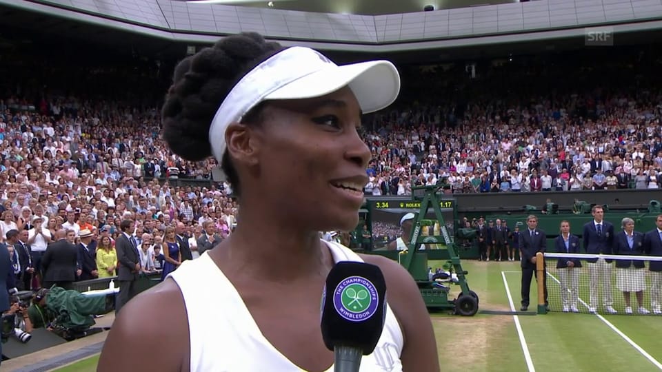 Venus Williams im Interview nach der Final-Niederlage (engl.)