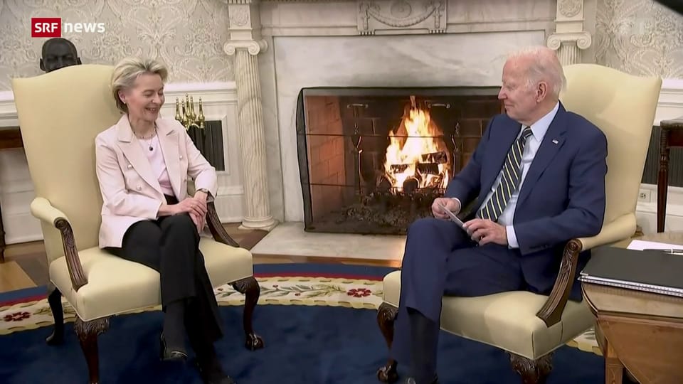 Ursula von der Leyen zu Besuch bei Joe Biden