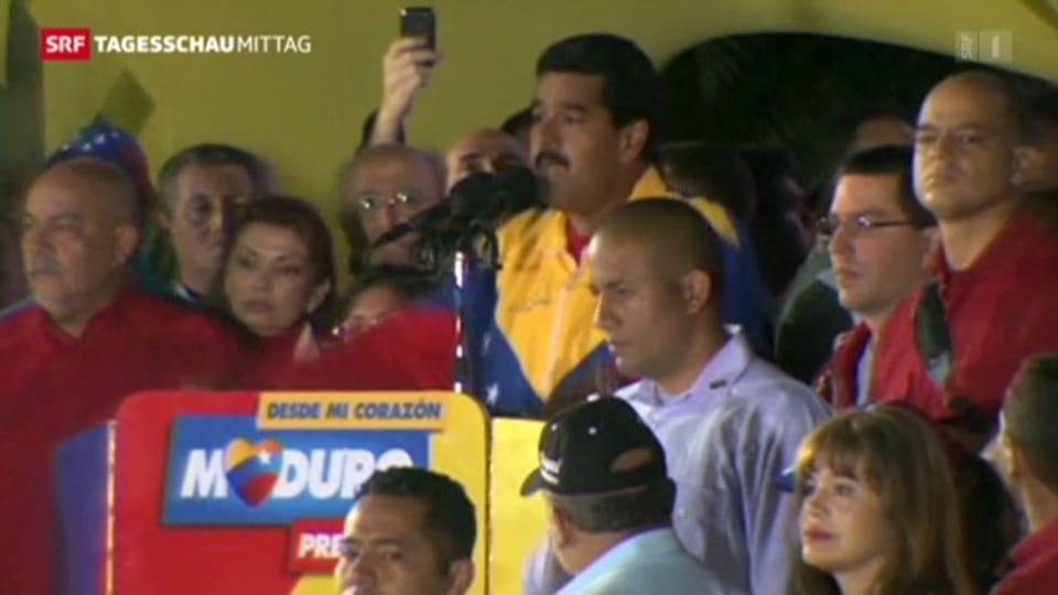 Sozialist Maduro hat Wahl gewonnen