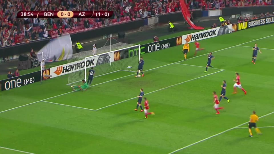 Die Tore bei Benfica Lissabon - Alkmaar