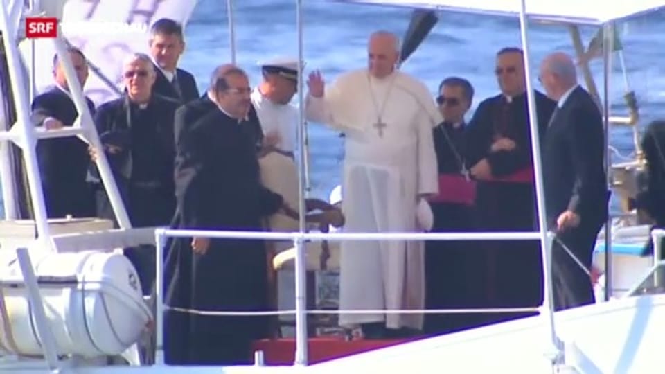 Papst Franziskus besucht Lampedusa