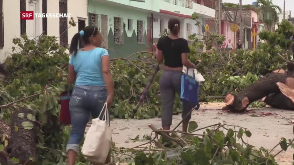 Schwere Schäden wegen Hurrikan