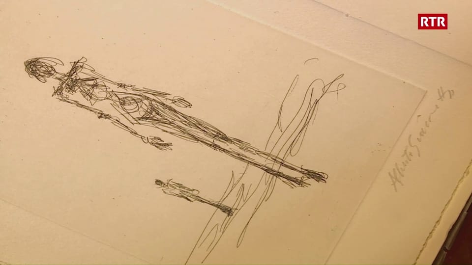 Les livres d'art de Alberto Giacometti a Samedan